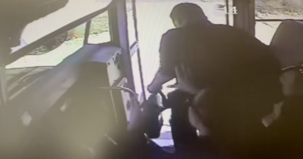 April Wise, a bus driver for Tecumseh Local Schools in Ohio, is being hailed a hero after she grabbed the backpack of a student who was disembarking the bus just seconds before a car would have hit him.