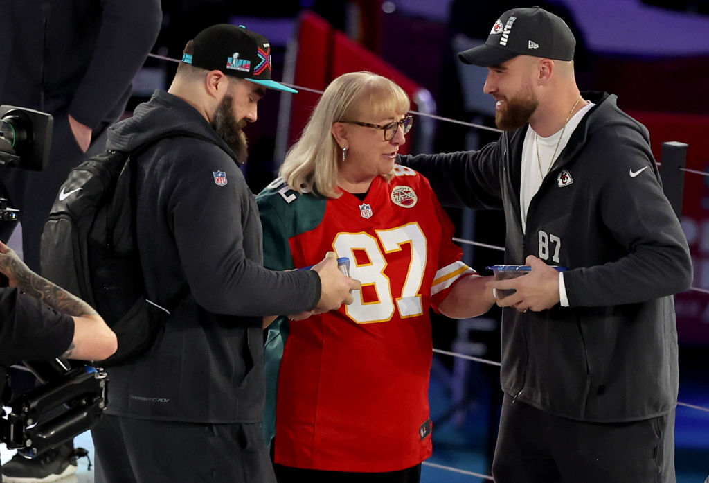 Kelce Brothers Get Emotional As They Reminisce About Their Mom Being at the Super Bowl