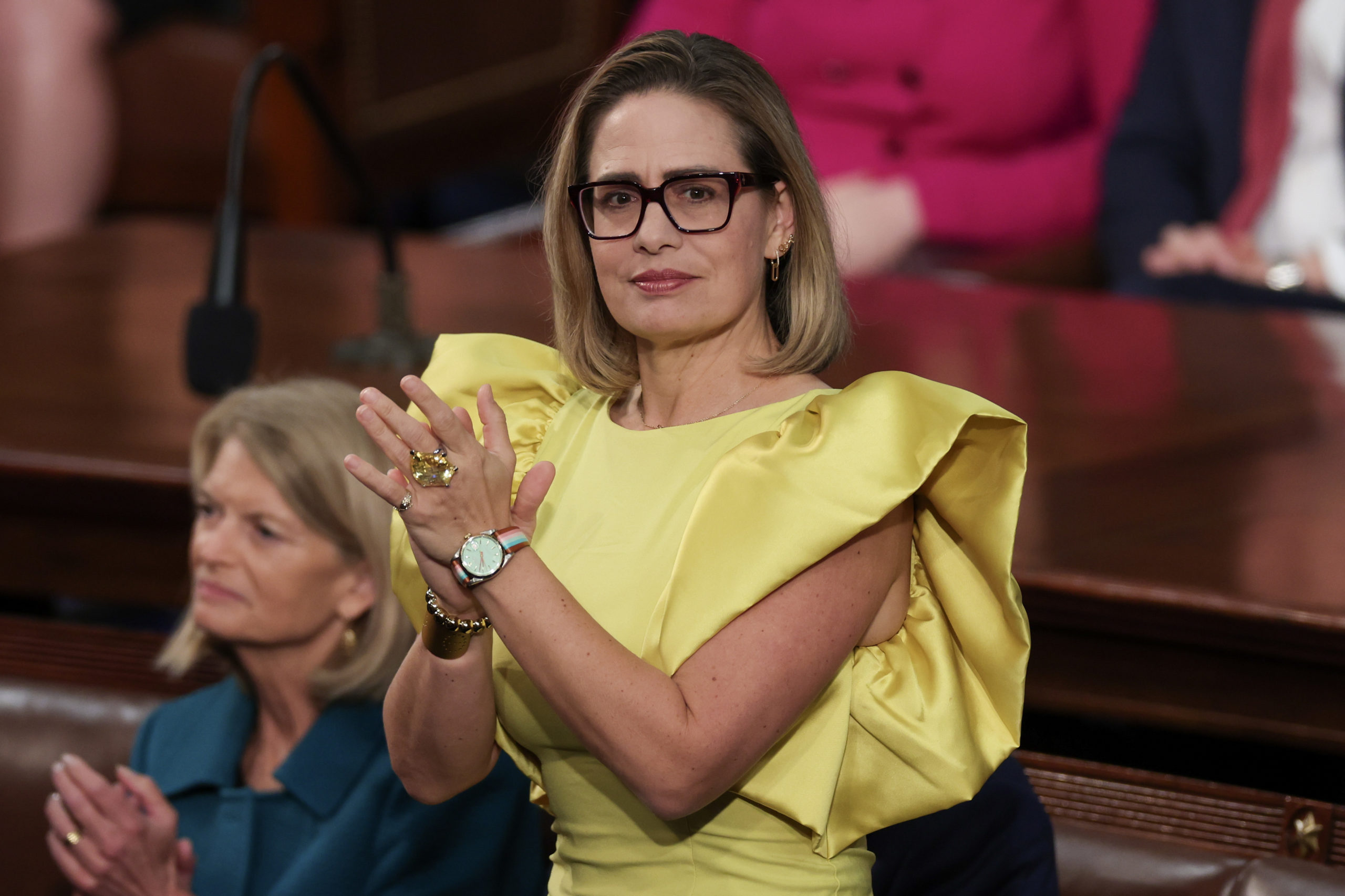 Kyrsten Sinema’s Outfit Choice for SOTU Raises Eyebrows