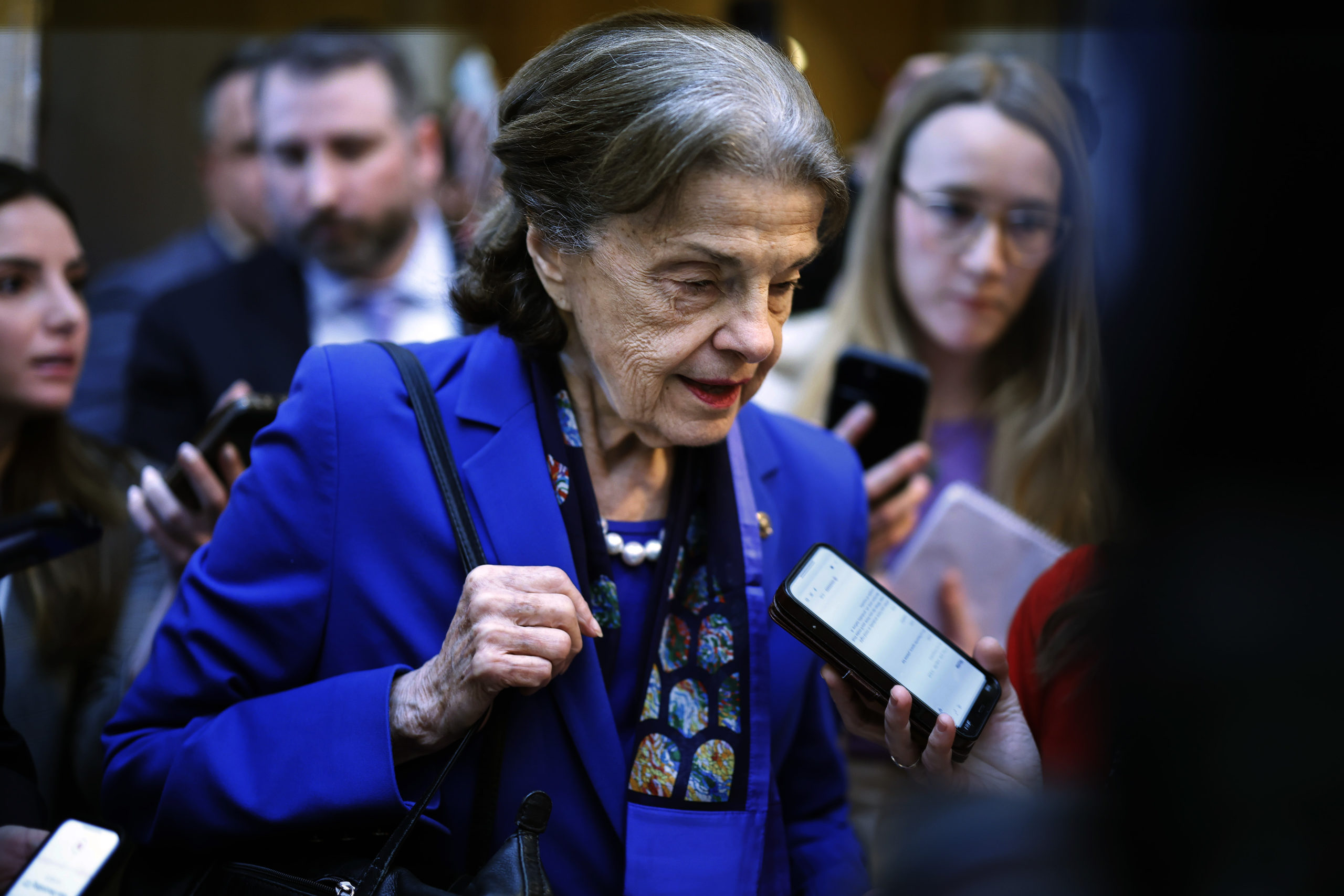 Feinstein Seemingly Surprised by Statement About Her Retirement From Congress
