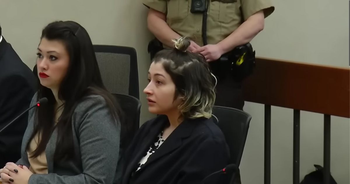 Julissa Thaler listening to the judge
