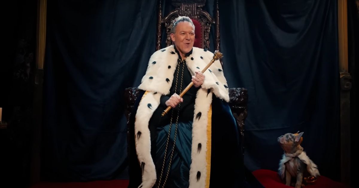 This YouTube screen shot shows Greg Gutfeld in a Super Bowl ad.