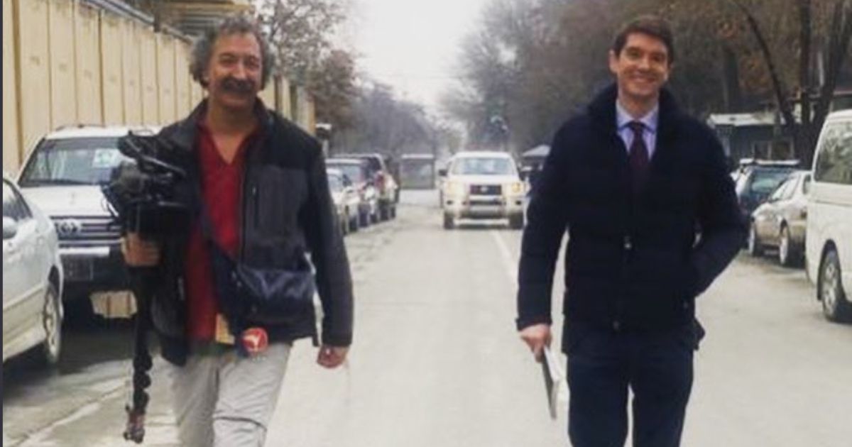 Pierre Zakrzewski, left, and Benjamin Hall, right, worked together on journalism projects around the world until March 14, 2022, when Zakrzewski was killed by a Russian missile in Ukraine.