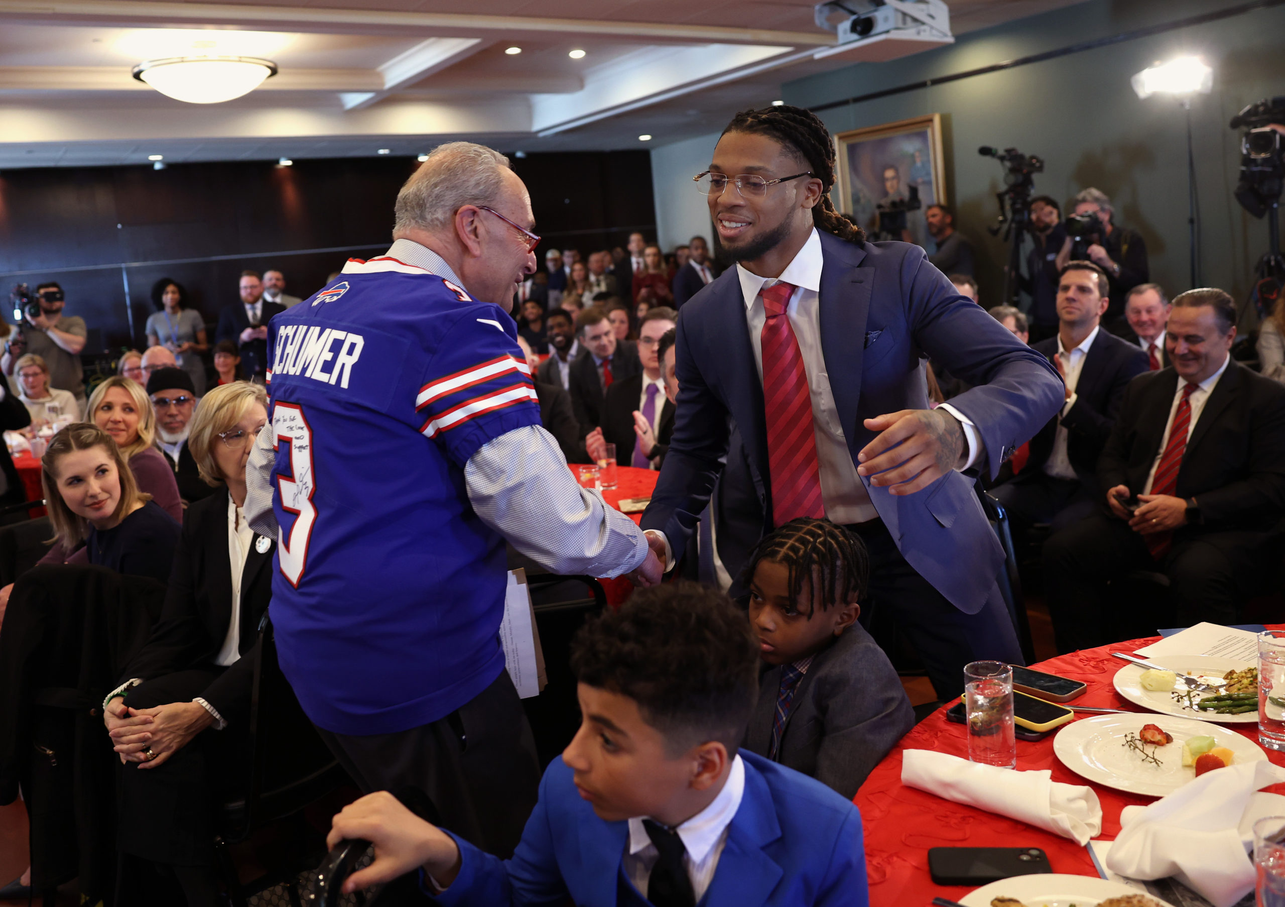 Damar Hamlin Visits Capitol Hill to Advocate for Protecting Young People in Football