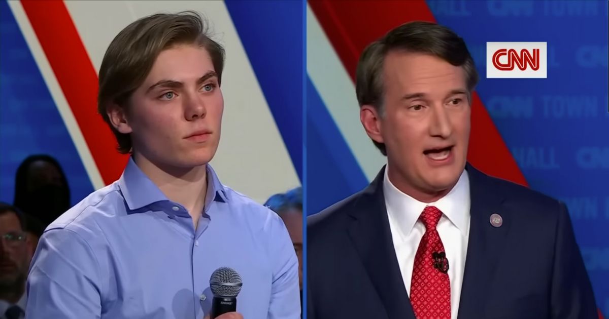 transgender student "Niko" and Gov. Glenn Youngkin