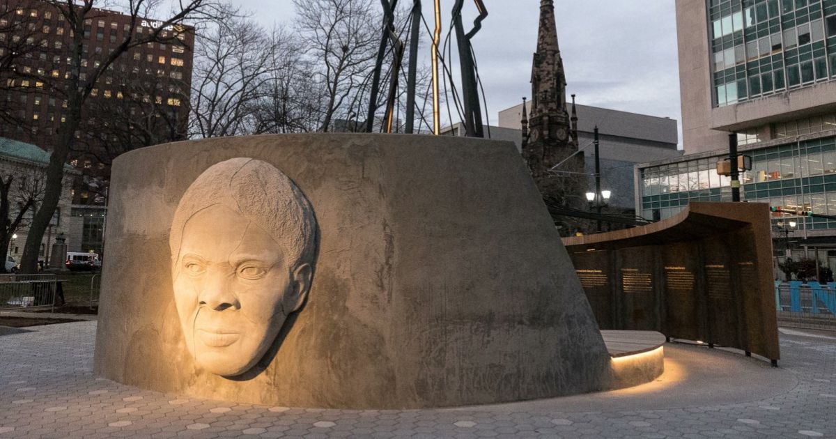 A statue of Christopher Columbus was replaced with Harriet Tubman in Newark, New Jersey.