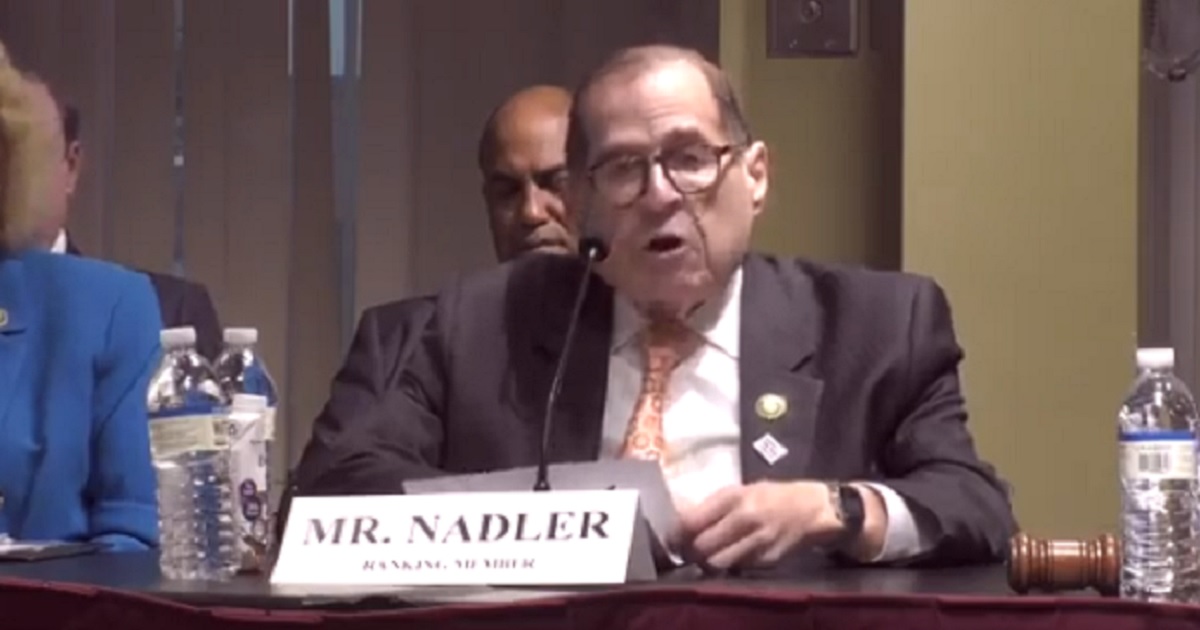Democratic Rep. Jerry Nadler speaks during a House Judiciary Committee hearing in Manhattan on Monday.
