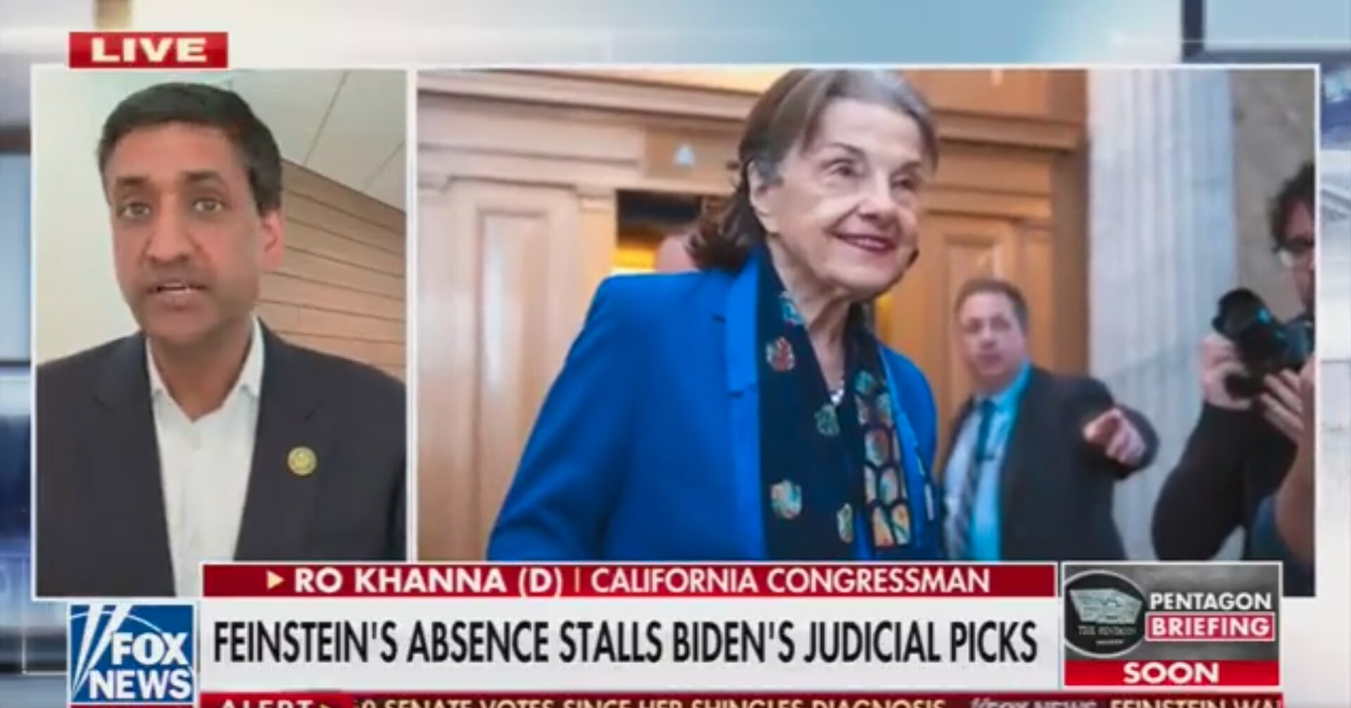 House Dem Doubles Down on Call for Feinstein to Resign: ‘She Should Know When It’s Time’
