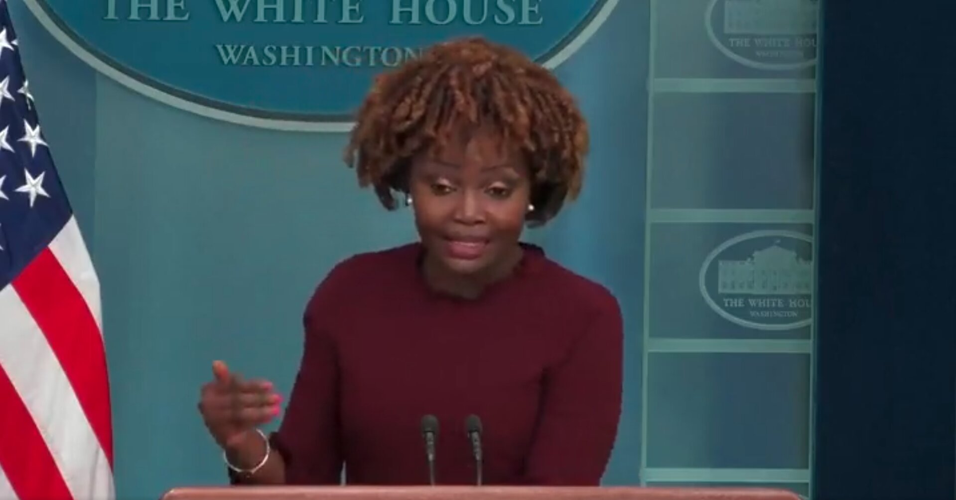 Watch: Karine Jean-Pierre Addresses Controversy Around Bud Light and Dylan Mulvaney