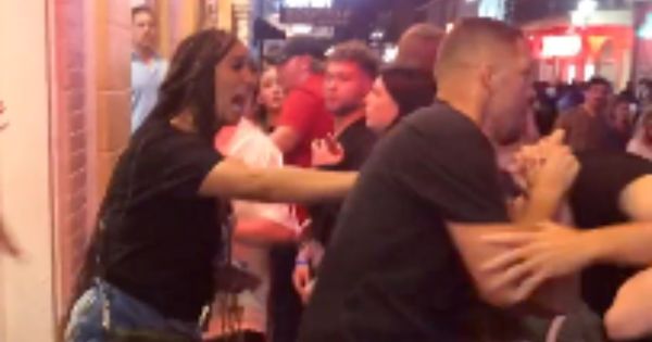 Former UFC star Nate Diaz was videoed in New Orleans fighting a Logan Paul lookalike, which ended with Diaz choking out the TikTok star.