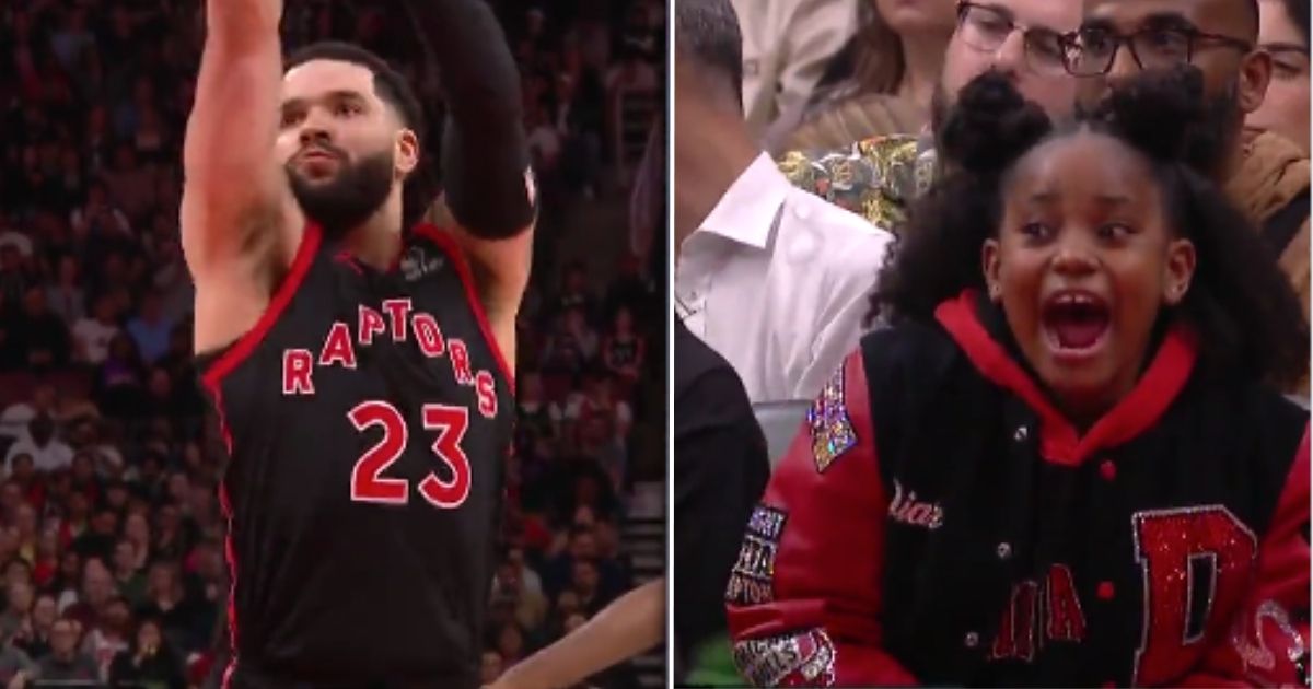 The daughter of Chicago Bulls All-Star DeMar DeRozan went viral on Wednesday for screaming every time the opposing Toronto Raptors took a free throw.