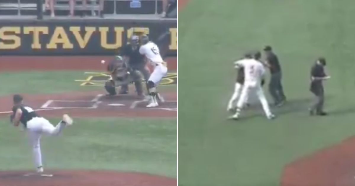 After the player was ejected over the thrown bat, the team manager argued with the umpire and was also ejected.