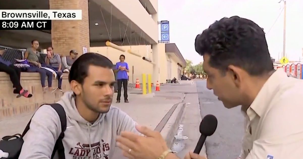 A migrant tells a CNN reporter he came to the U.S. after hearing about the expiration of Title 42.