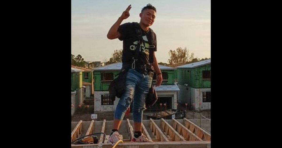 Roofer Edvin Cinto was killed in a lightning strike in Deltona, Florida.