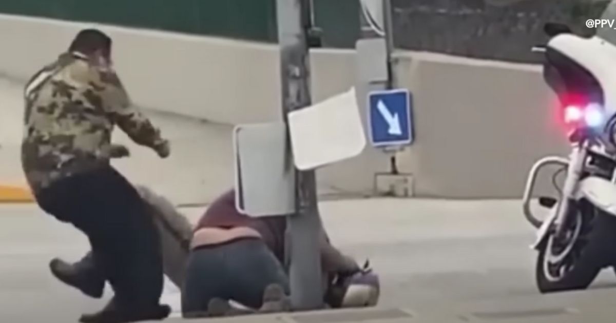 Good Samaritans stepped in to subdue a man that was attacking a California Highway Patrol officer in Orange County.