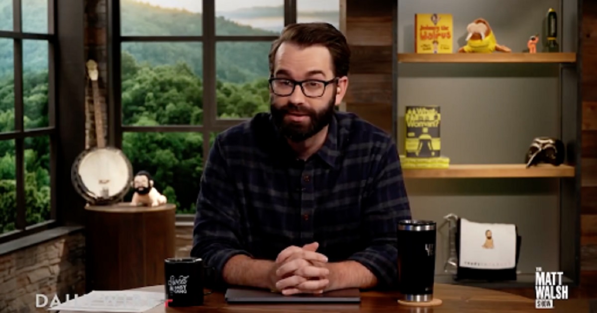 Conservative commentator Matt Walsh delivers scathing commentary on Disney's new "Little Mermaid" on Tuesday's episode of "The Matt Walsh Show" on Twitter.