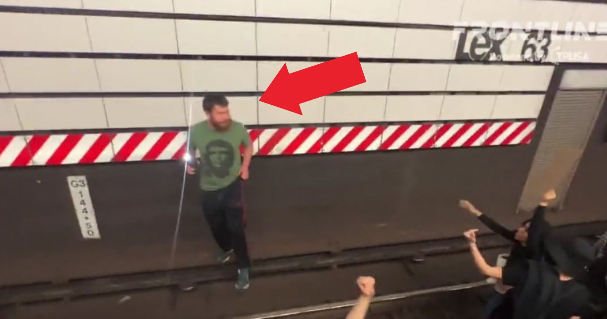 On Saturday, protesters in New York City shut down part of the subway system with protests, but one protester made a near-fatal mistake near the third rail.