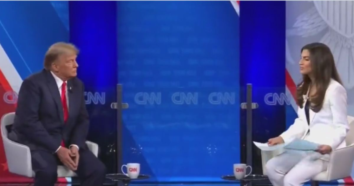 CNN anchor Kaitlan Collins kicked off a town hall event with former President Donald Trump on Wednesday by repeating partisan narratives about the 2020 election.