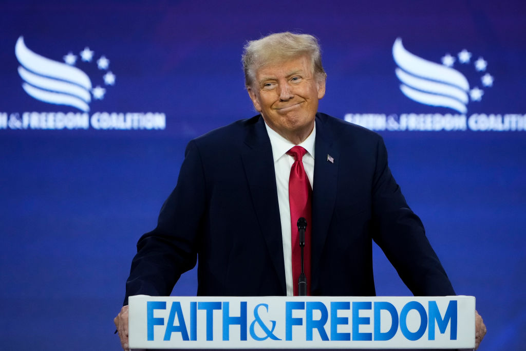 After Crowd Starts Chanting, Trump Turns to Event Founder with Question He Just Had to Ask