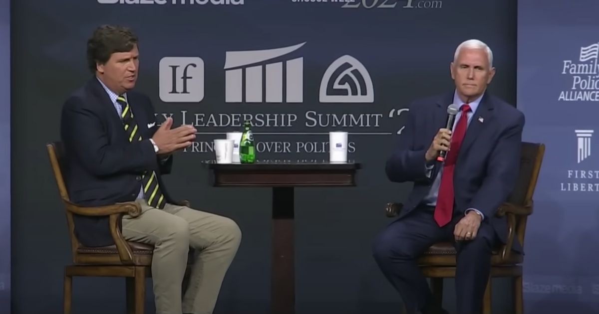 Tucker Carlson touched on several hot-button issues in his interview with former Vice President Mike Pence.