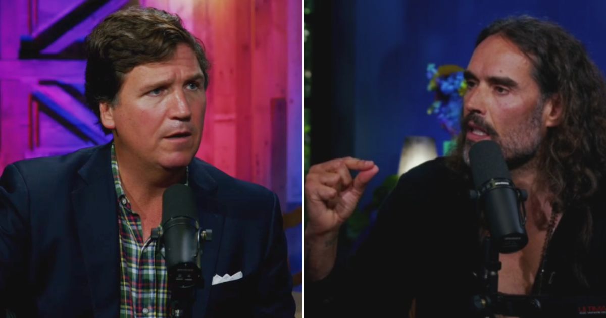 Tucker Carlson talked about his relationship with Elon Musk during a Friday interview with Russell Brand on Rumble.