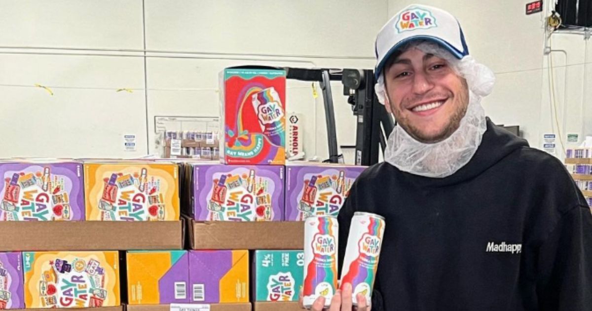 Gay Water was launched last week.
