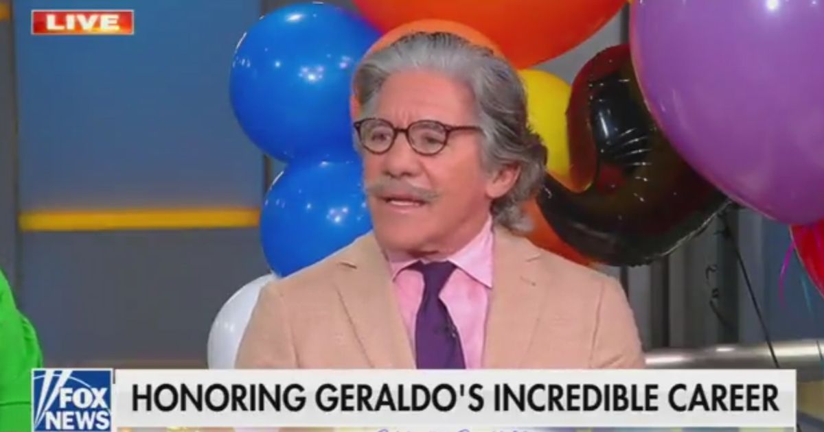 At his going-away party on Fox Friday, Geraldo Rivera talked about how affirmative action shaped his career.