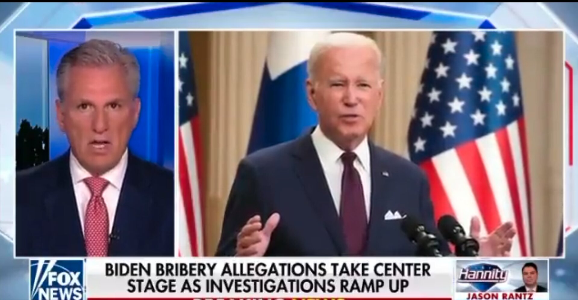 McCarthy Insists GOP Investigation of Biden Is ‘Rising to the Level of Impeachment Inquiry’