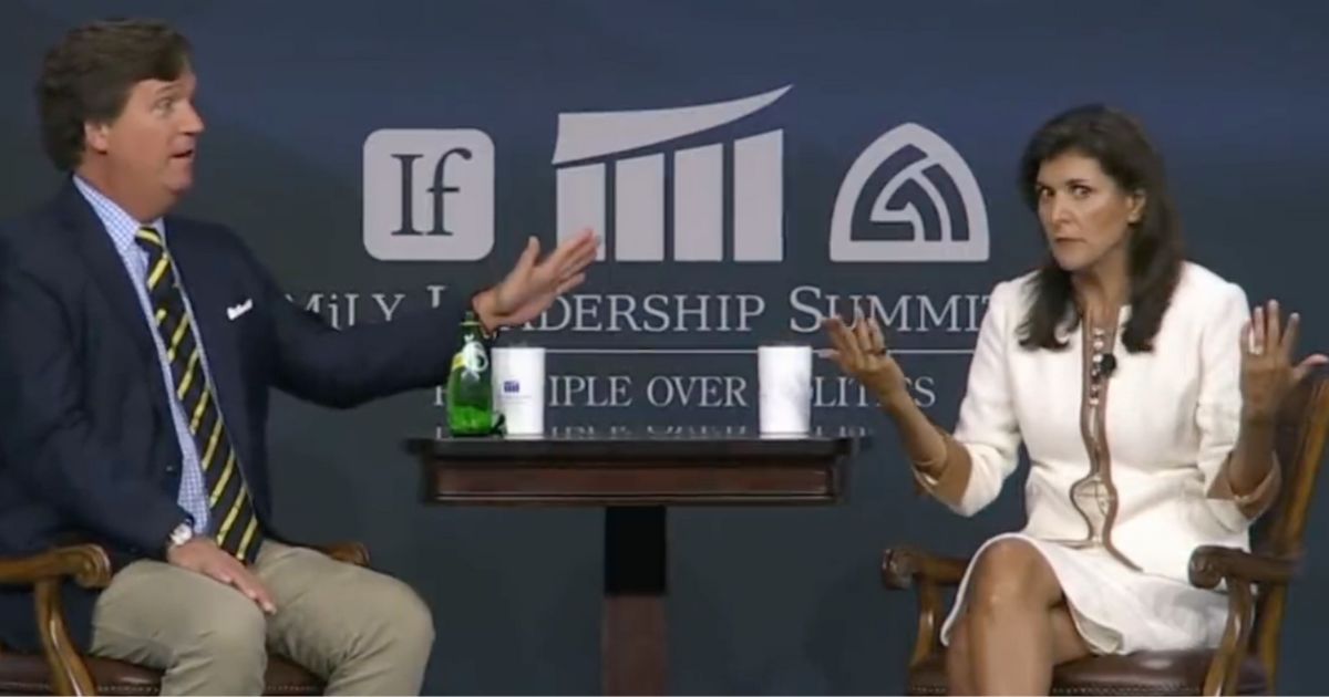 Tucker Carlson attempted to pin down GOP presidential candidate Nikki Haley regarding who sabotaged the Nord Stream pipelines.