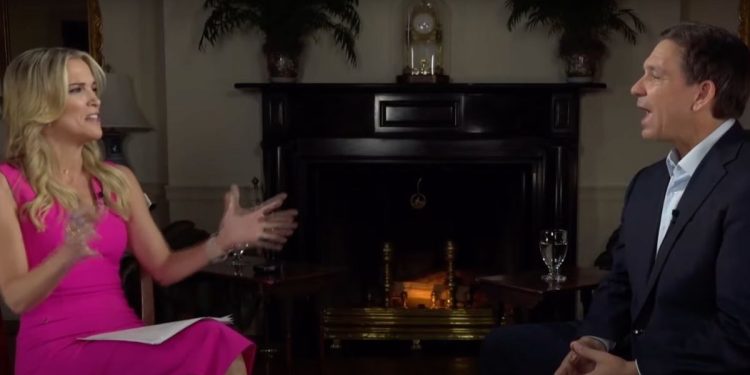 Megyn Kelly interviews Florida Gov. Ron DeSantis on Friday about his actions against Disney and other companies.