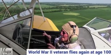 100-Year-Old Navy Air Veteran Flies Again