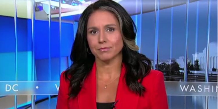 Fox host Sean Hannity quizzed Tulsi Gabbard Tuesday regarding her vice-presidential aspirations.