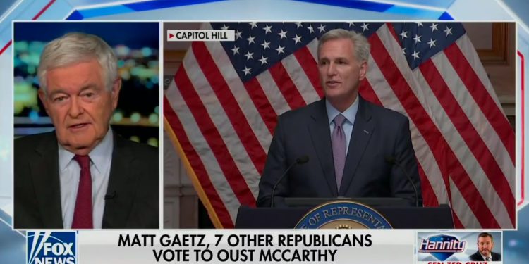 Gingrich Goes Scorched Earth on Republicans Behind McCarthy’s Ouster