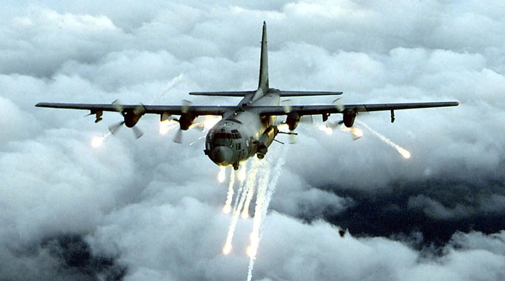 US Military Catches Iran-Backed Fighters Attacking Base, Ends Them With AC-130 Gunship