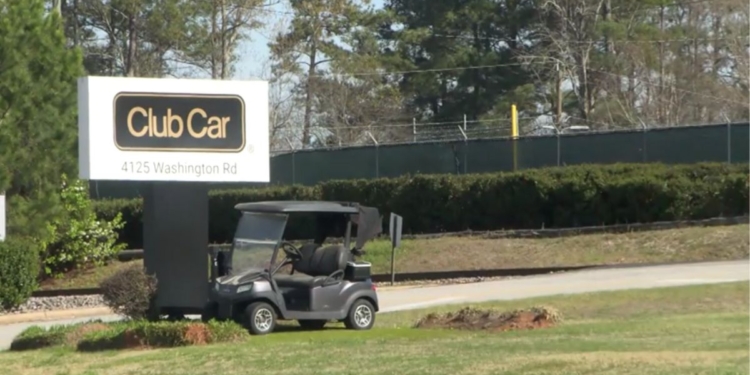 the Club Car facility in Evans, Georgia