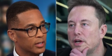 Don Lemon, left, talked about Elon Musk, right, in an appearance on his former network, CNN.