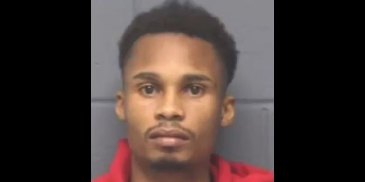 A police mugshot of Cory Alvarez, a migrant accused of raping a 15-year-old girl in Massachusetts.