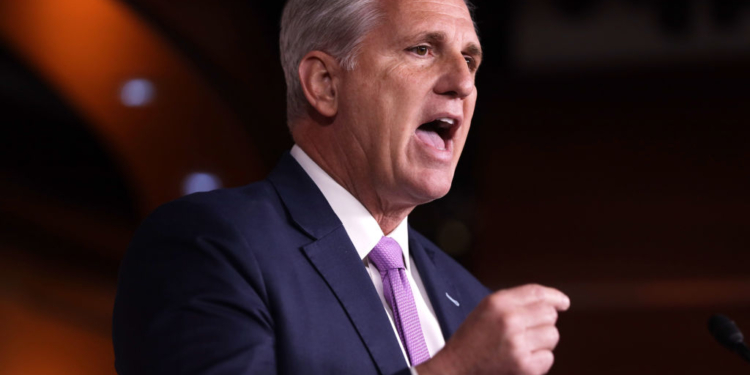 McCarthy Takes a Jab at Johnson After Dems Help Save His Job