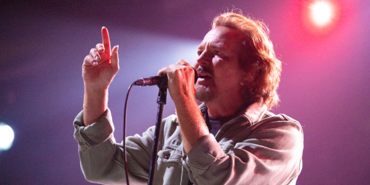 Pearl Jam’s Eddie Vedder Has Total Meltdown During Concert Over Harrison Butker’s Speech