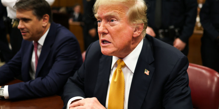 Biden Spox Insists Campaign Is Not Talking About Trump’s Trial ‘In Any Way Shape or Form’ After Courthouse Event