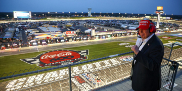 Trump Gets Hero’s Greeting at NASCAR Race in Swing State North Carolina