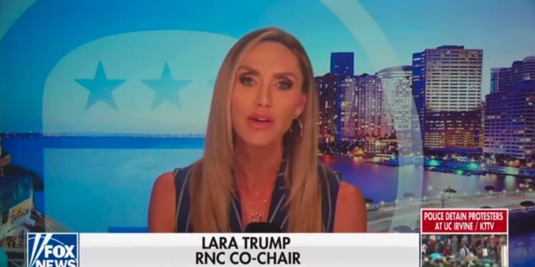 Lara Trump Claims Presidential Debates Are ‘Rigged So Heavily in Joe Biden’s Favor’