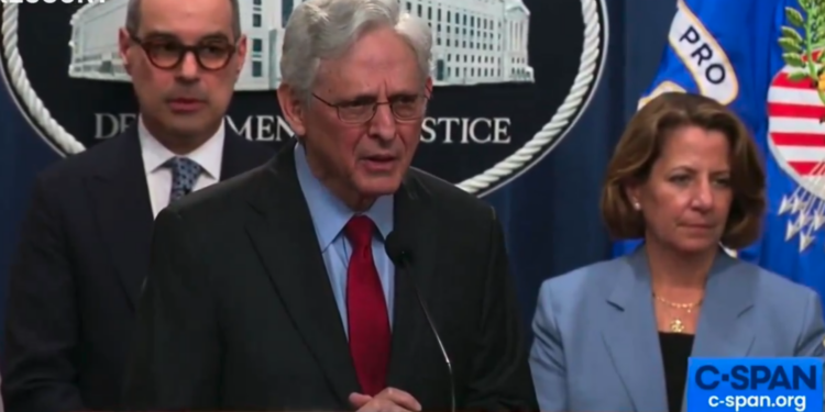 Garland Shoots Down ‘Extremely Dangerous’ Claim the Justice Department Had ‘Authorization’ to Kill Trump