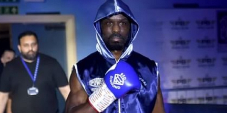 British boxer Sherif Lawal.