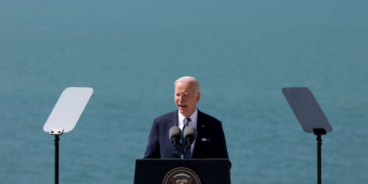 Biden Claims Soldiers Who Stormed the Beaches on D-Day Are ‘Asking Us’ to ‘Defend Democracy’