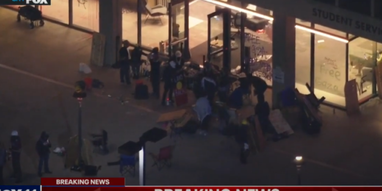 Pro-Palestinian Protesters Barricade Campus Building, Trap Employees Inside