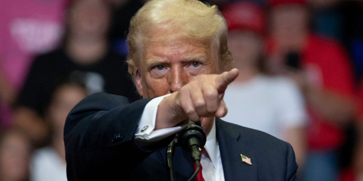 Trump Claims Harris Hates Jewish People; Her Husband Is Jewish