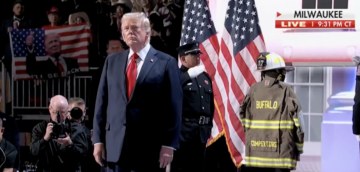 Trump Unveils Tribute For Former Fire Chief Killed During Rally Attack
