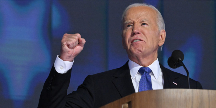 Biden Insists He Is Not Angry With Dems Who Pushed Him to Step Aside
