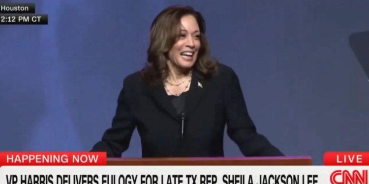 Watch: Harris Accidentally Calls Herself the President